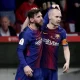 Andres Iniesta and Lionel Messi