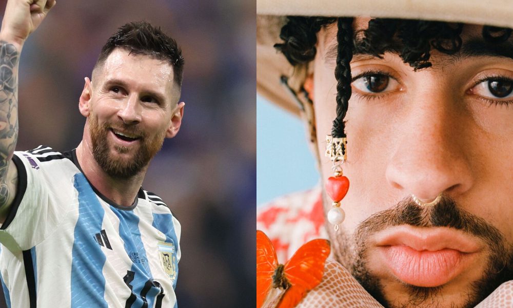 LIONEL MESSI AND BAD BUNNY